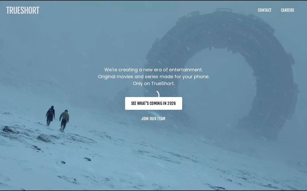 TrueShort website preview