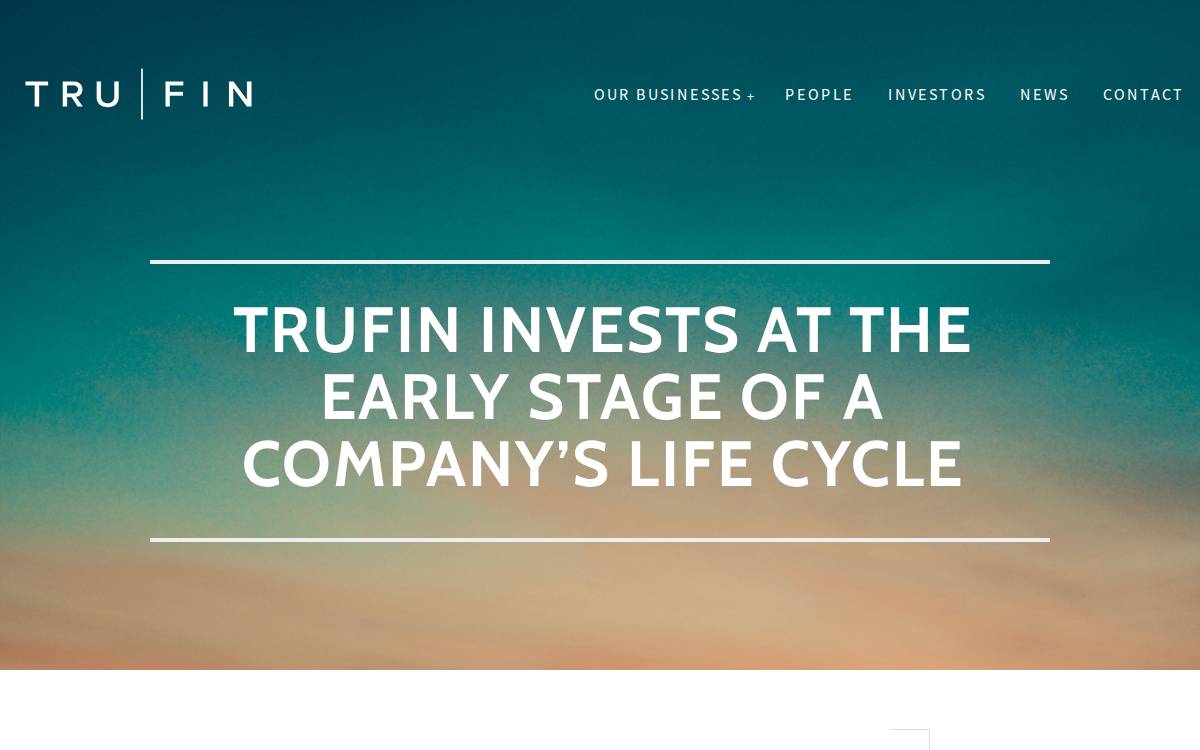 Trufin website preview