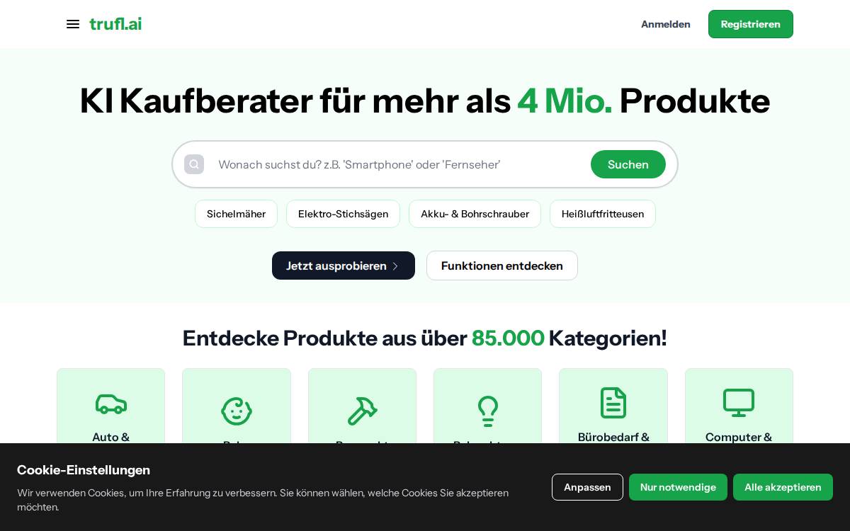 Trufl website preview