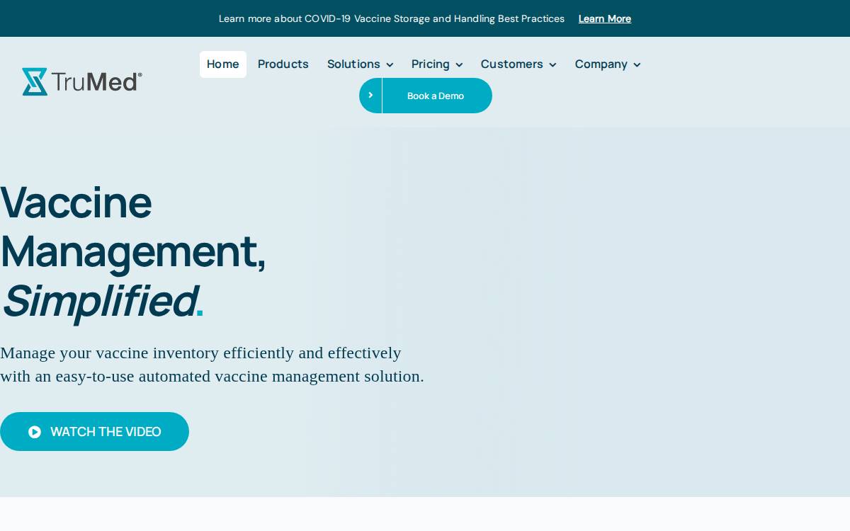Trumedsystems website preview