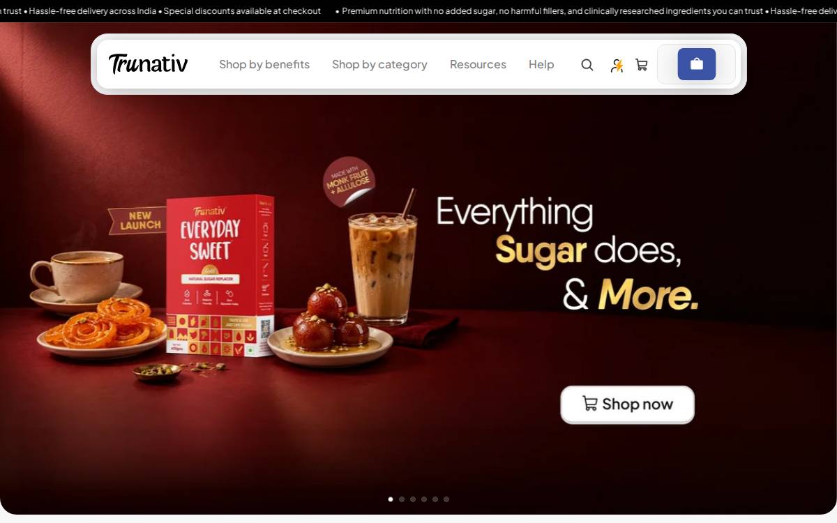 Trunativ website preview