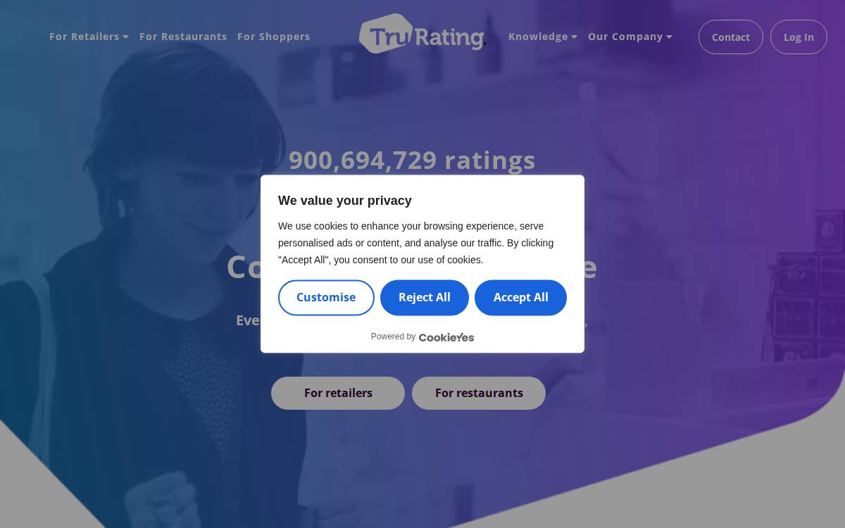 TruRating website preview