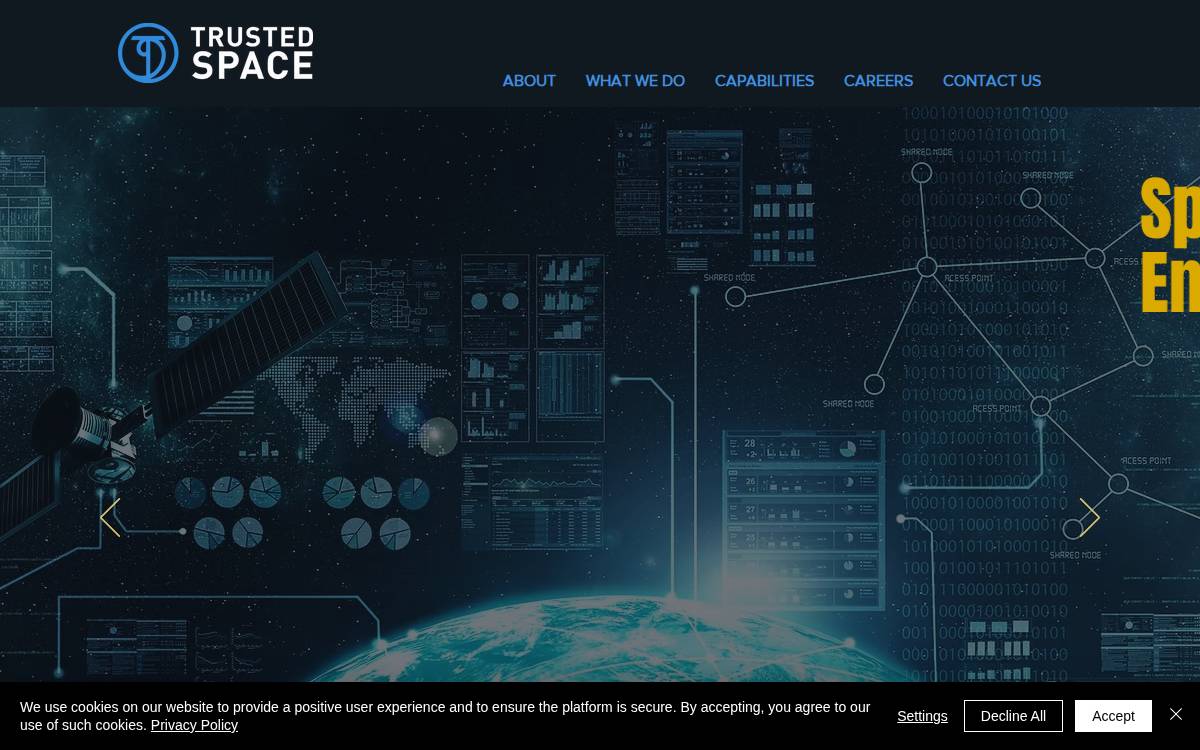 TRUSTED SPACE INC website preview