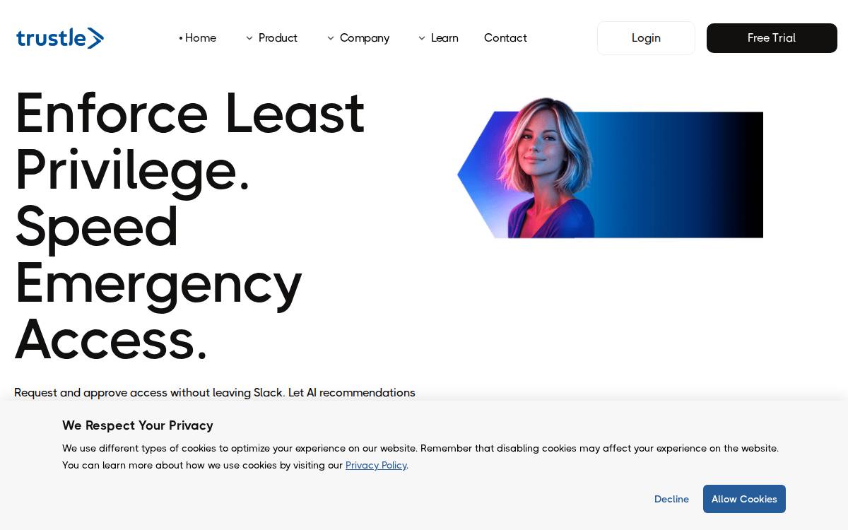 Trustle website preview