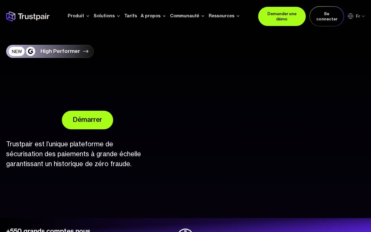 Trustpair website preview