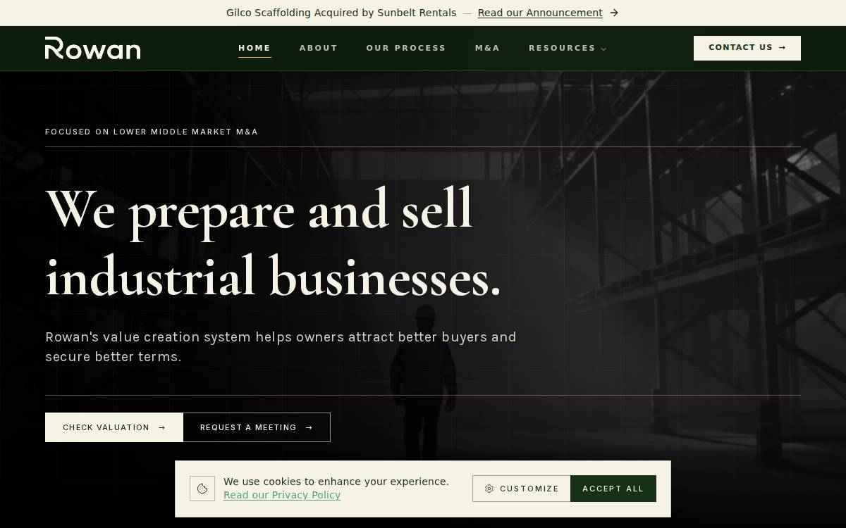 Trustrowan website preview