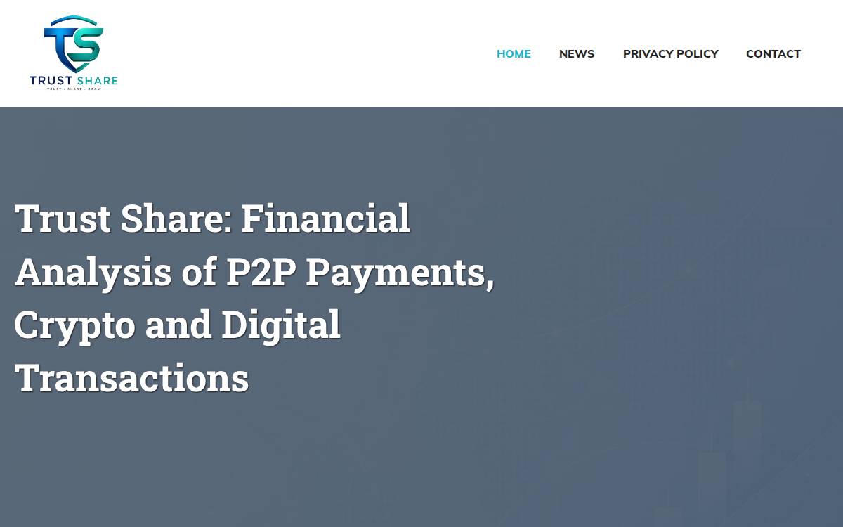 Trustshare website preview