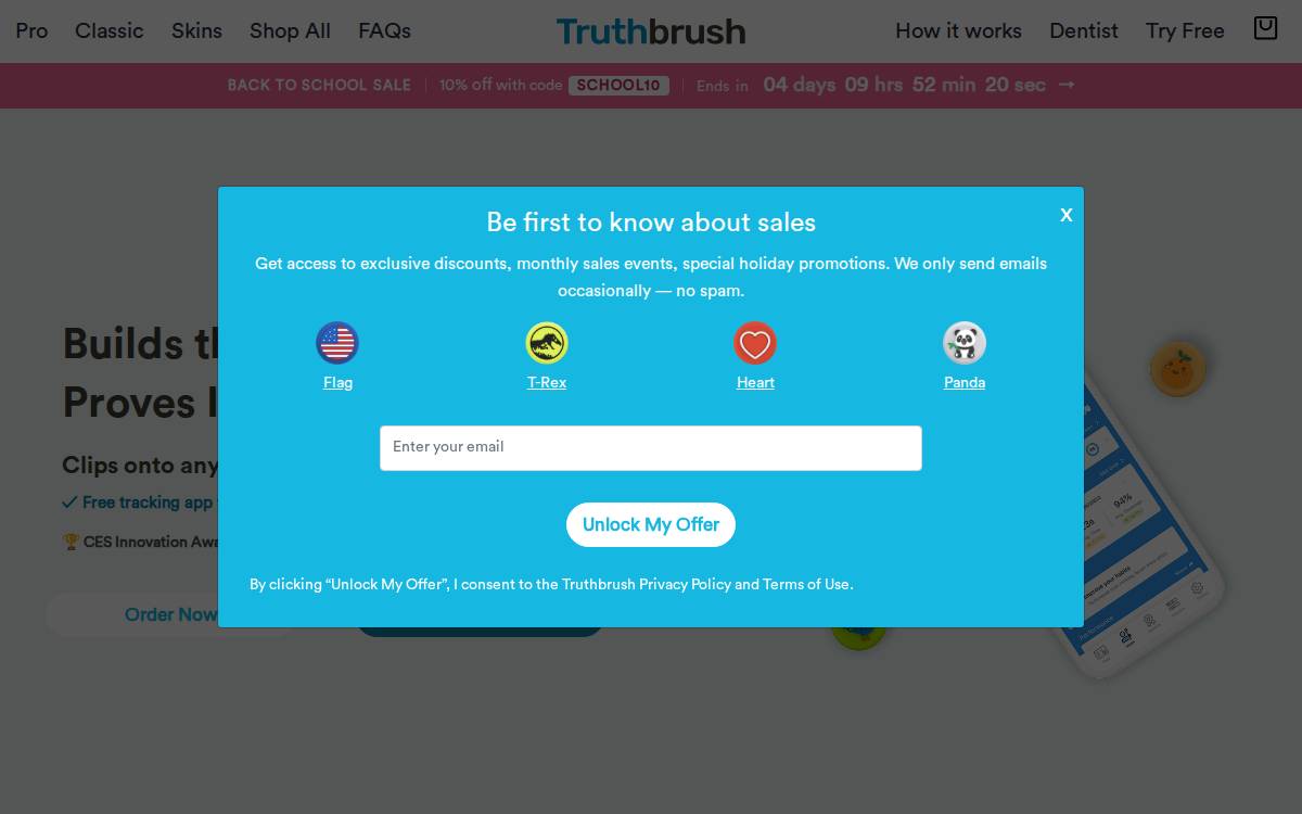 Truthbrush website preview
