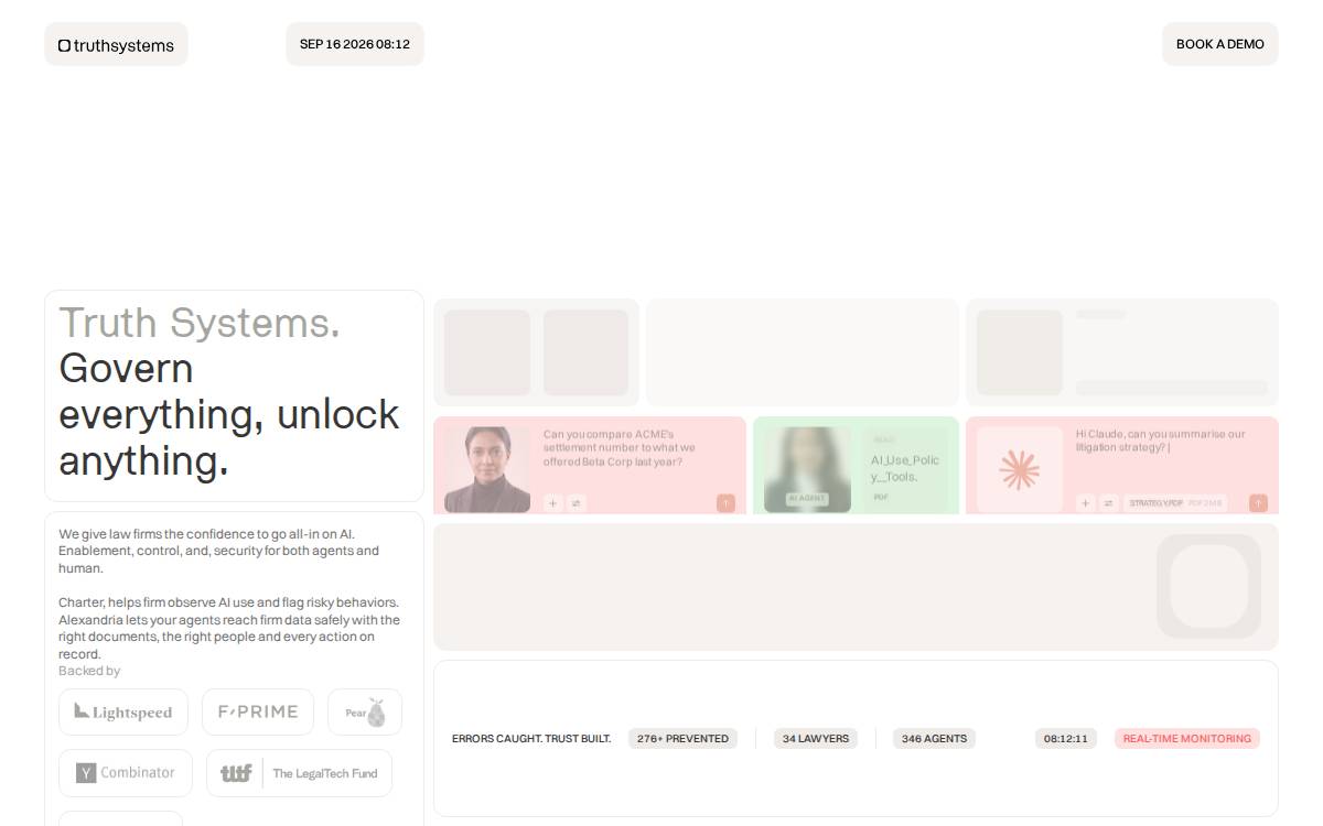 truthsystems website preview