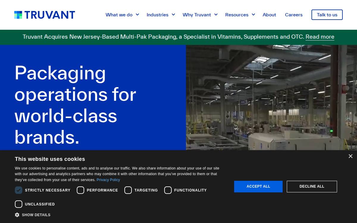 Truvant website preview
