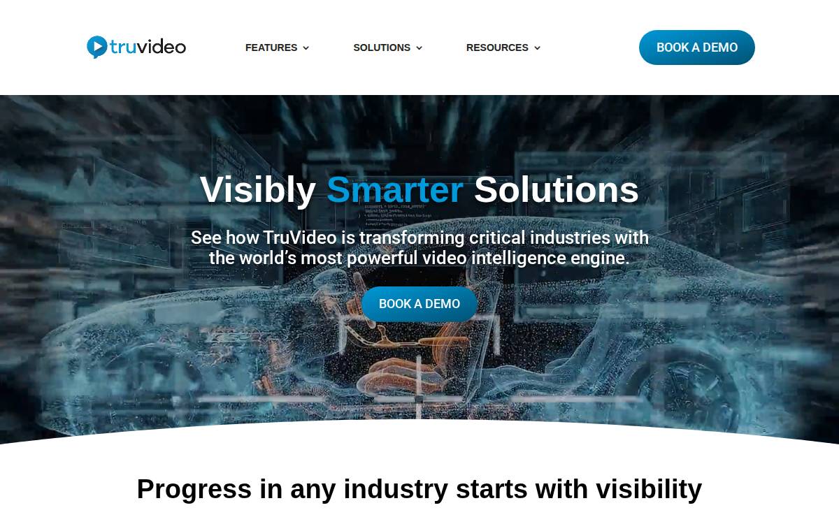 Truvideo website preview