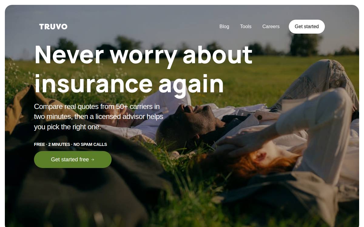 Truvo website preview