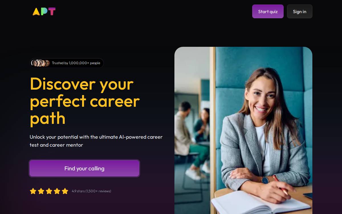 Tryapt website preview