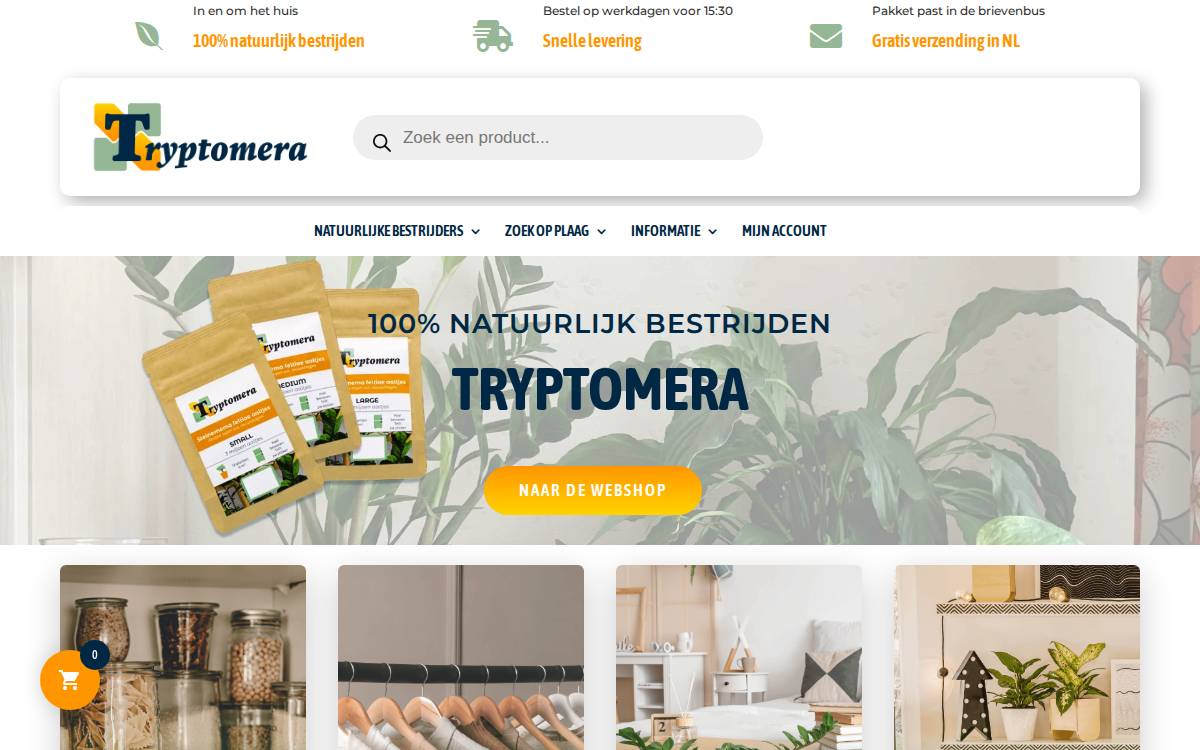 Tryptomera website preview