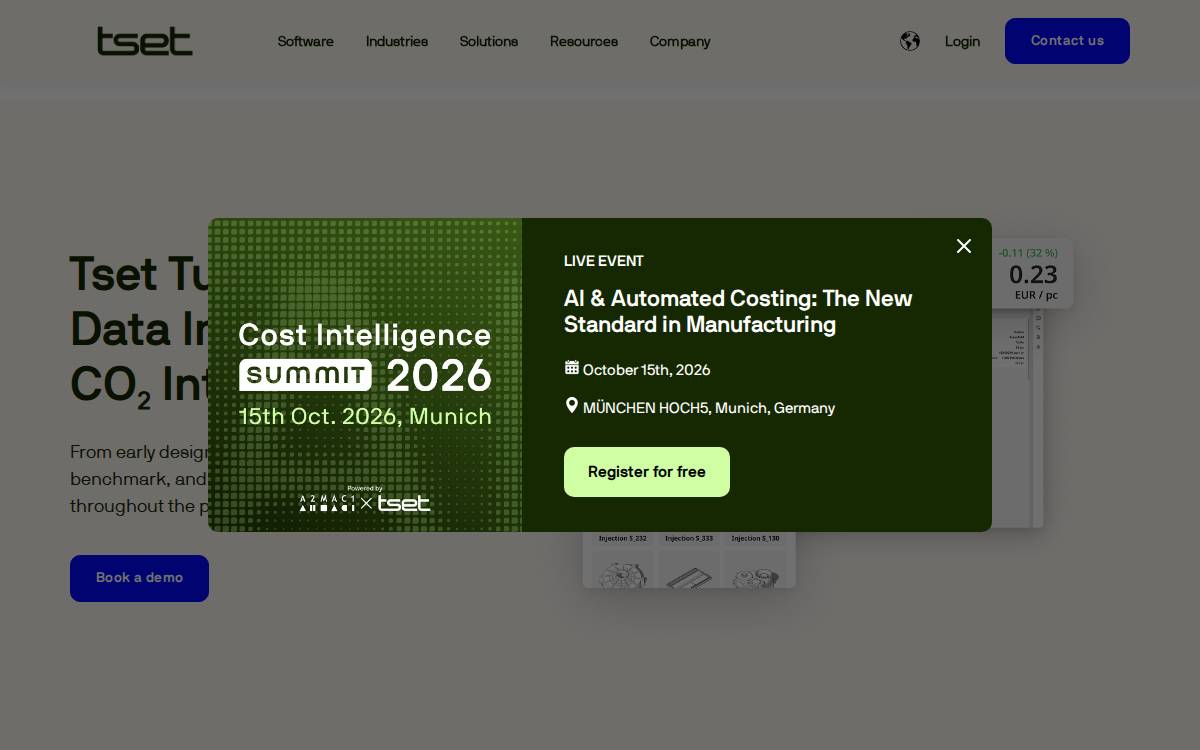 Tset website preview