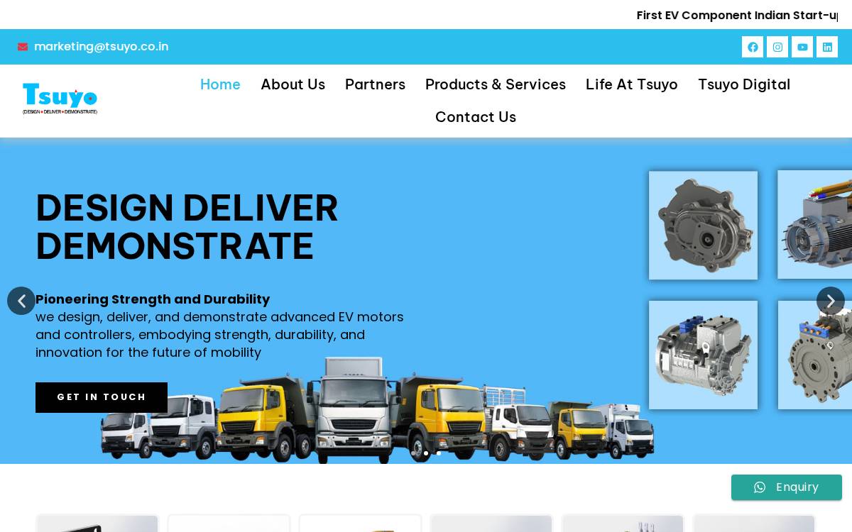 Tsuyo website preview