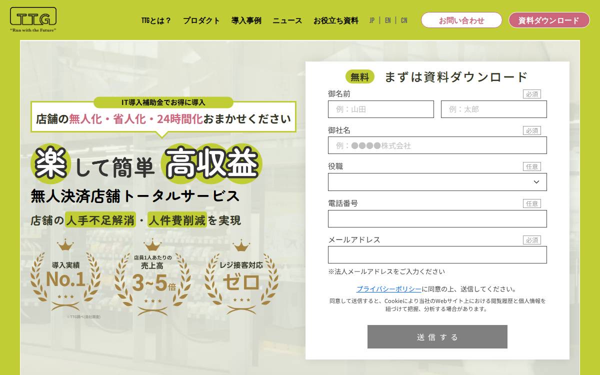Ttg website preview