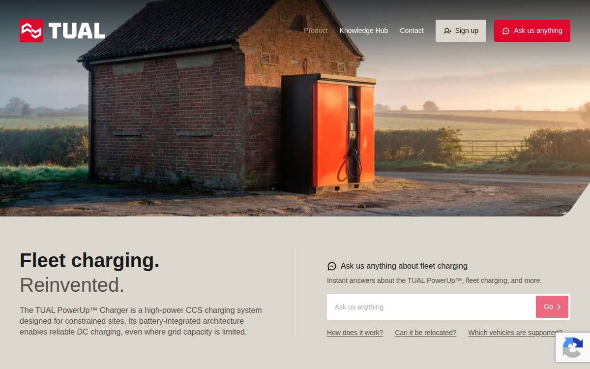 Tual website preview