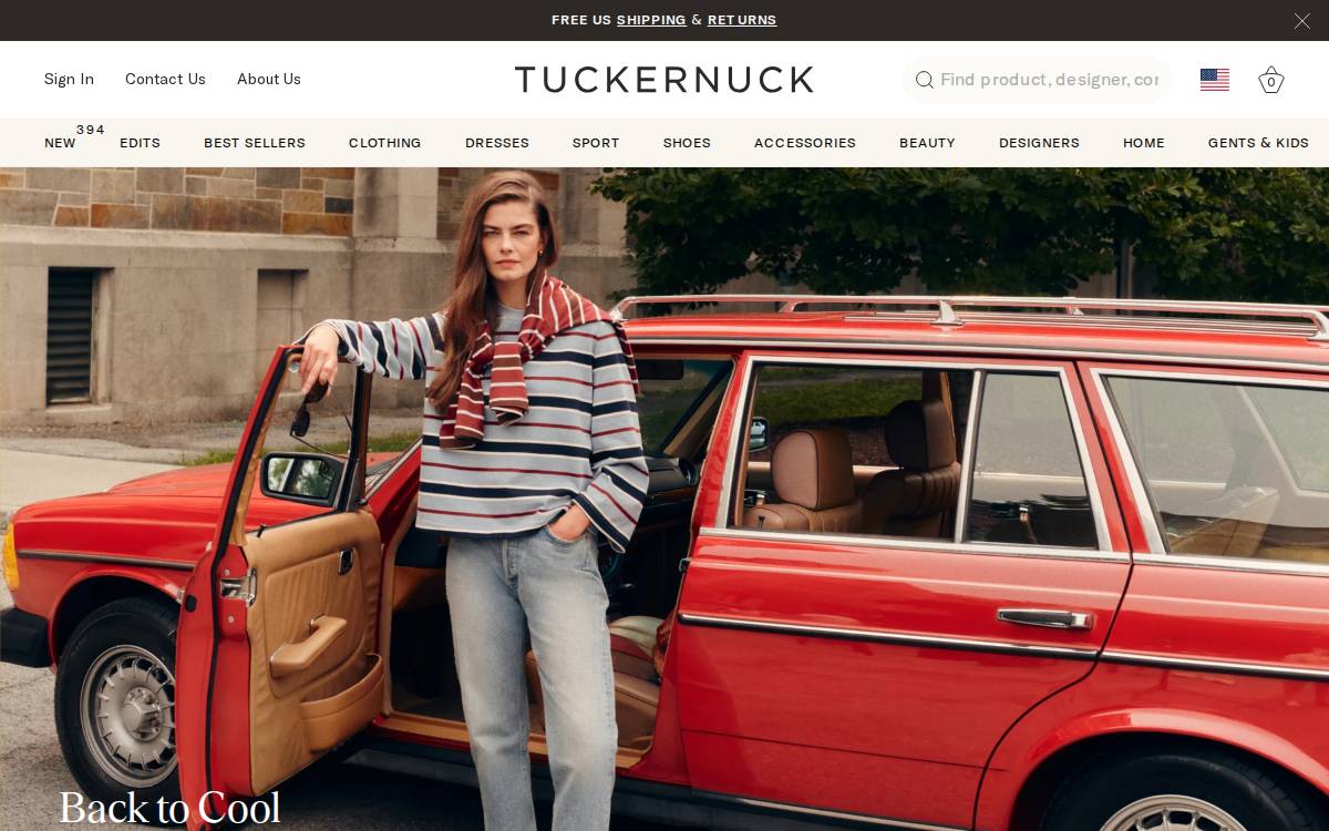 Tuckernuck website preview