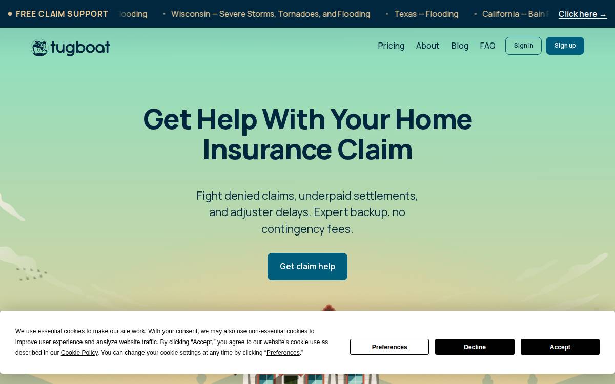 Tugboat website preview