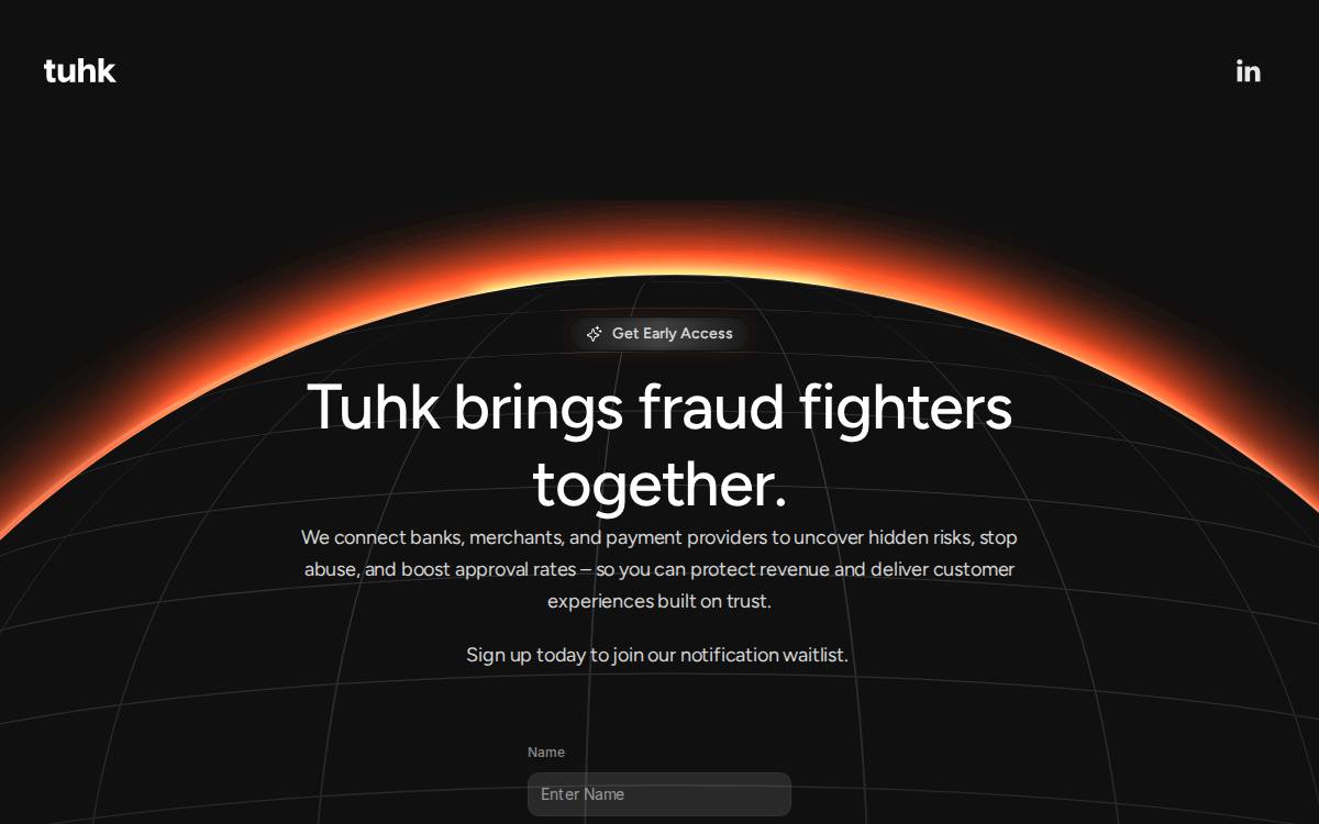 Tuhk website preview