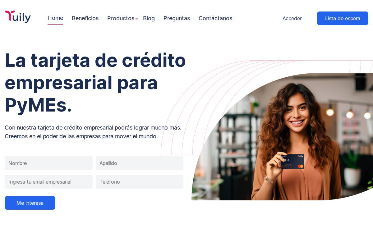 Tuily website preview