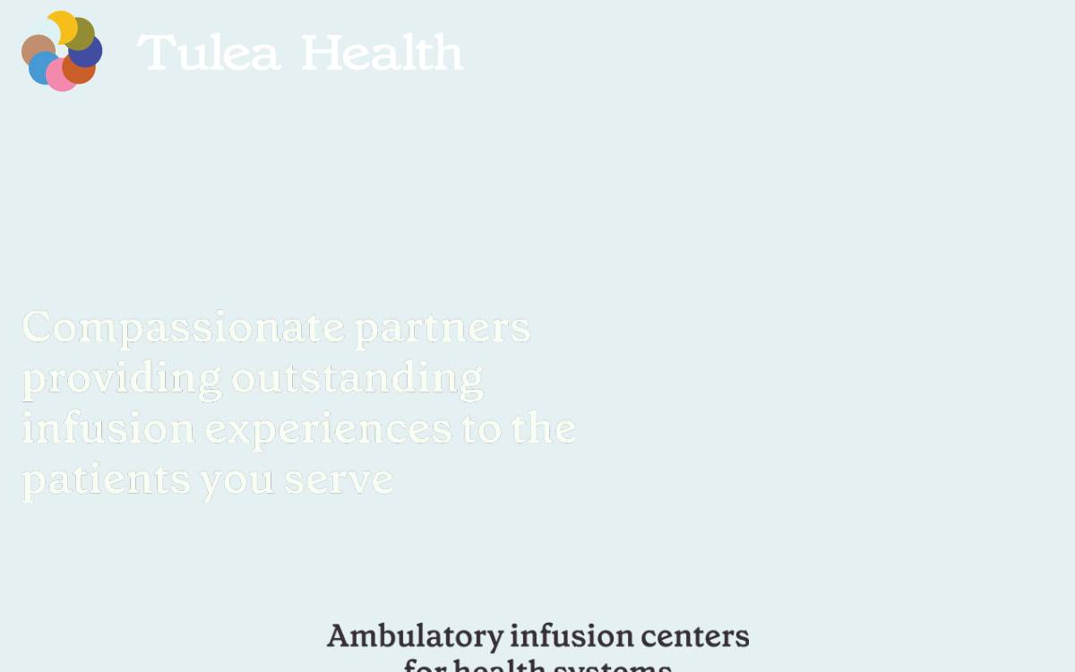 Tulea Health website preview