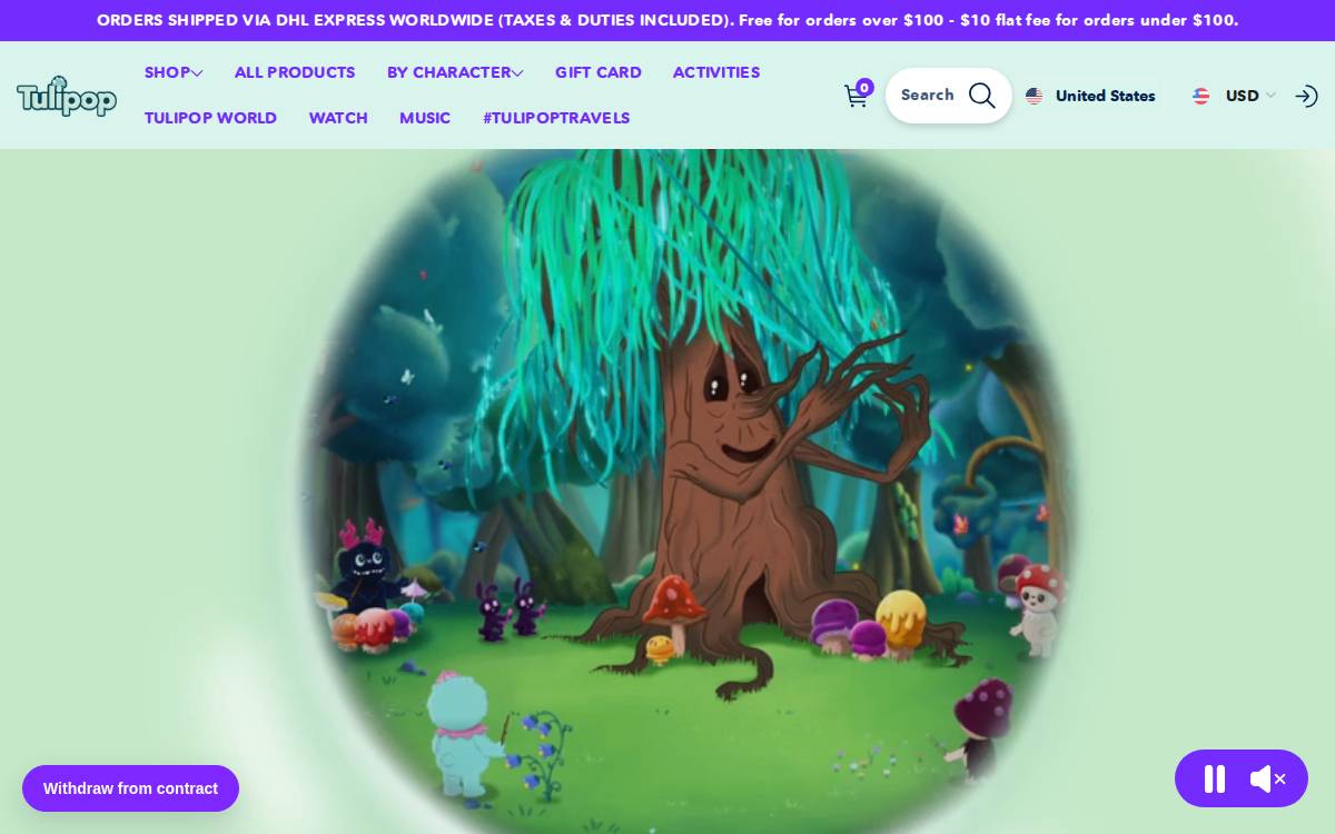 Tulipop website preview