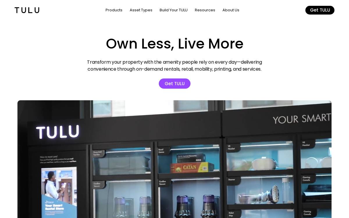 TULU website preview