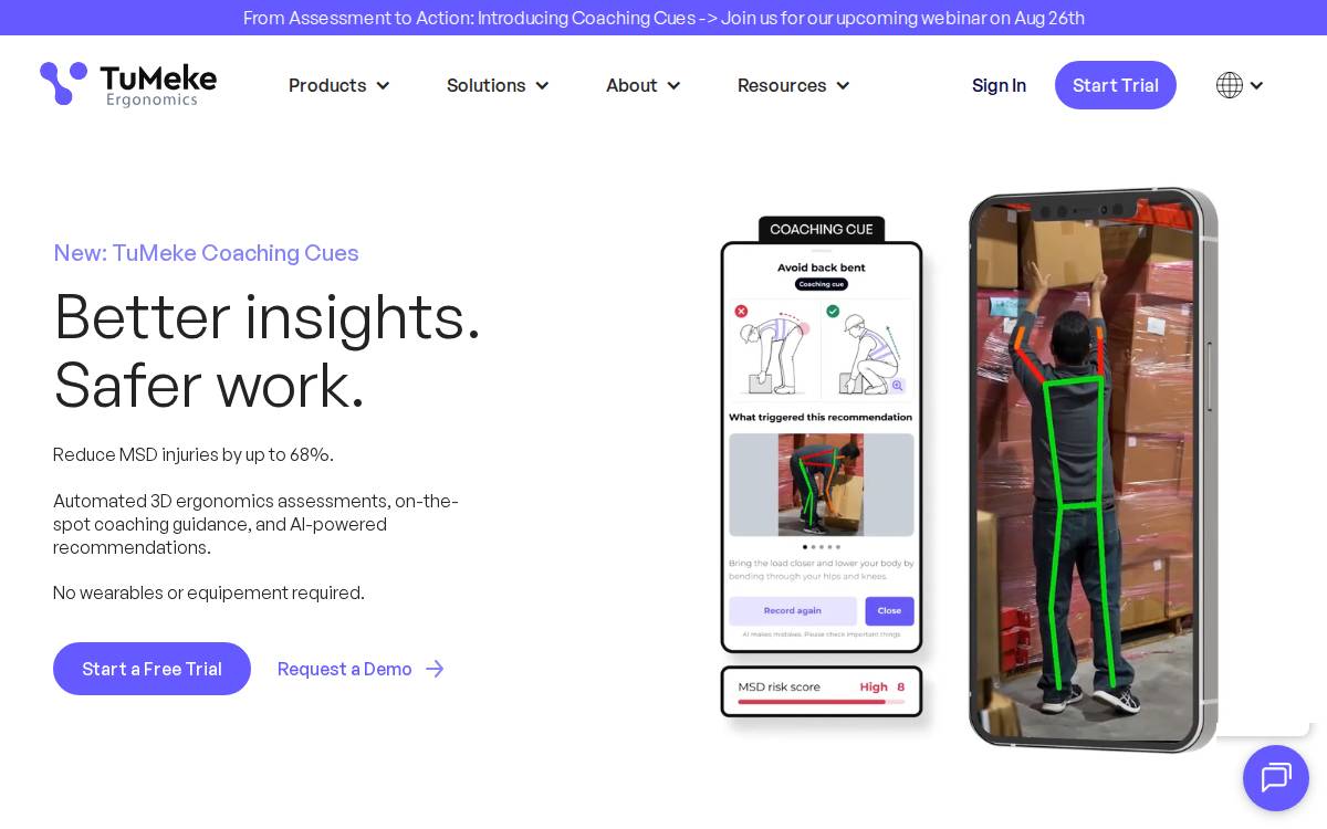 TuMeke website preview