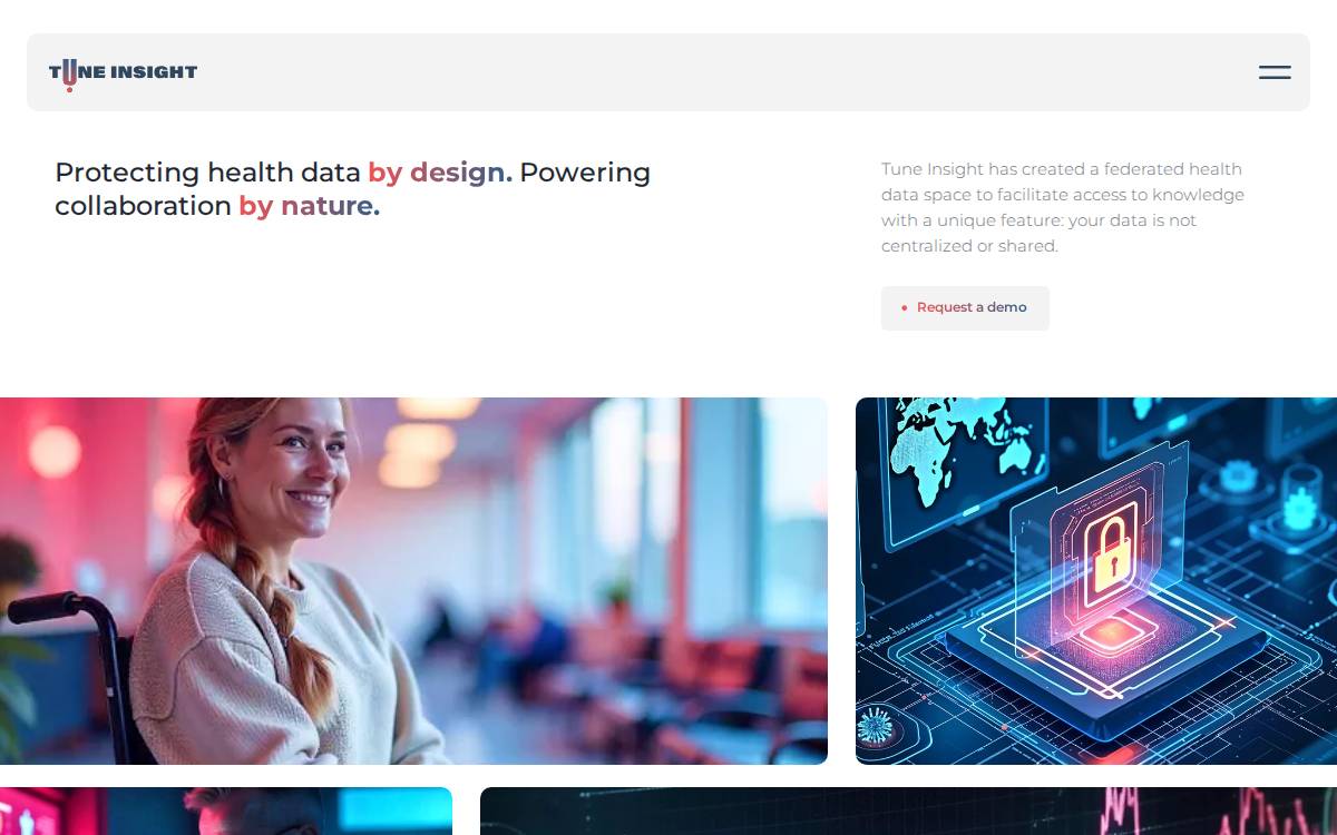 Tune Insight website preview
