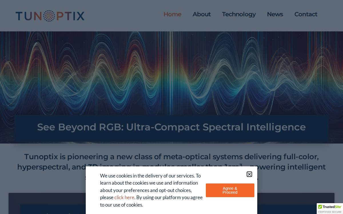 Tunoptix website preview