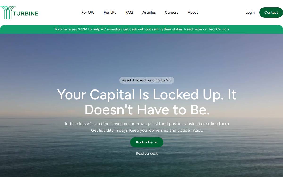 Turbine website preview