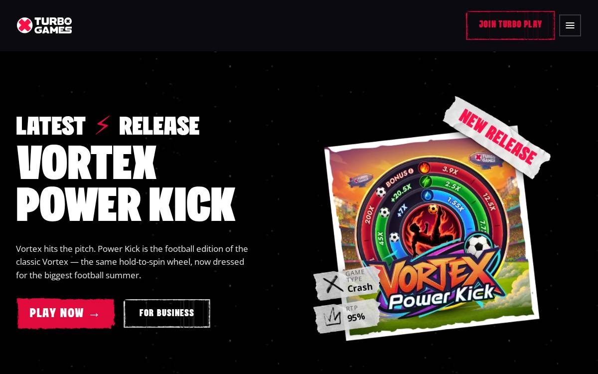 Turbo Games website preview