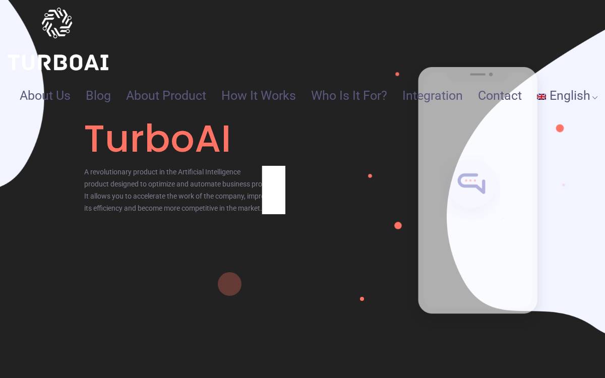 TurboAI website preview