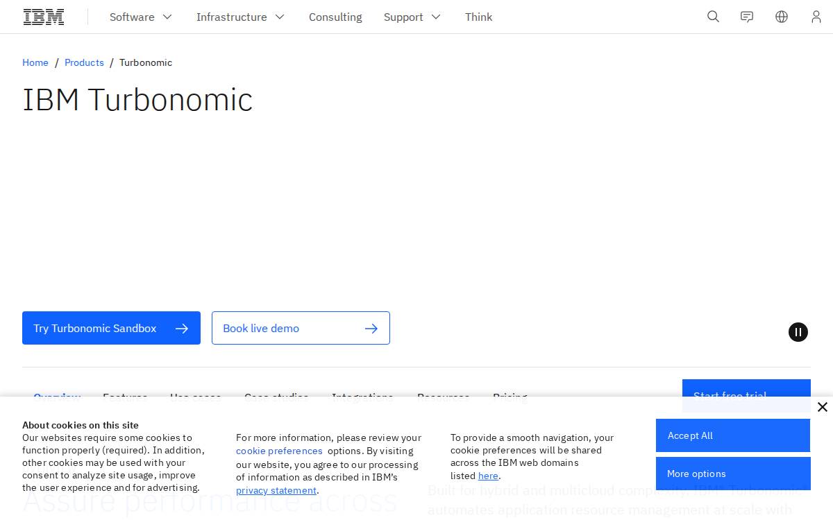 Turbonomic website preview
