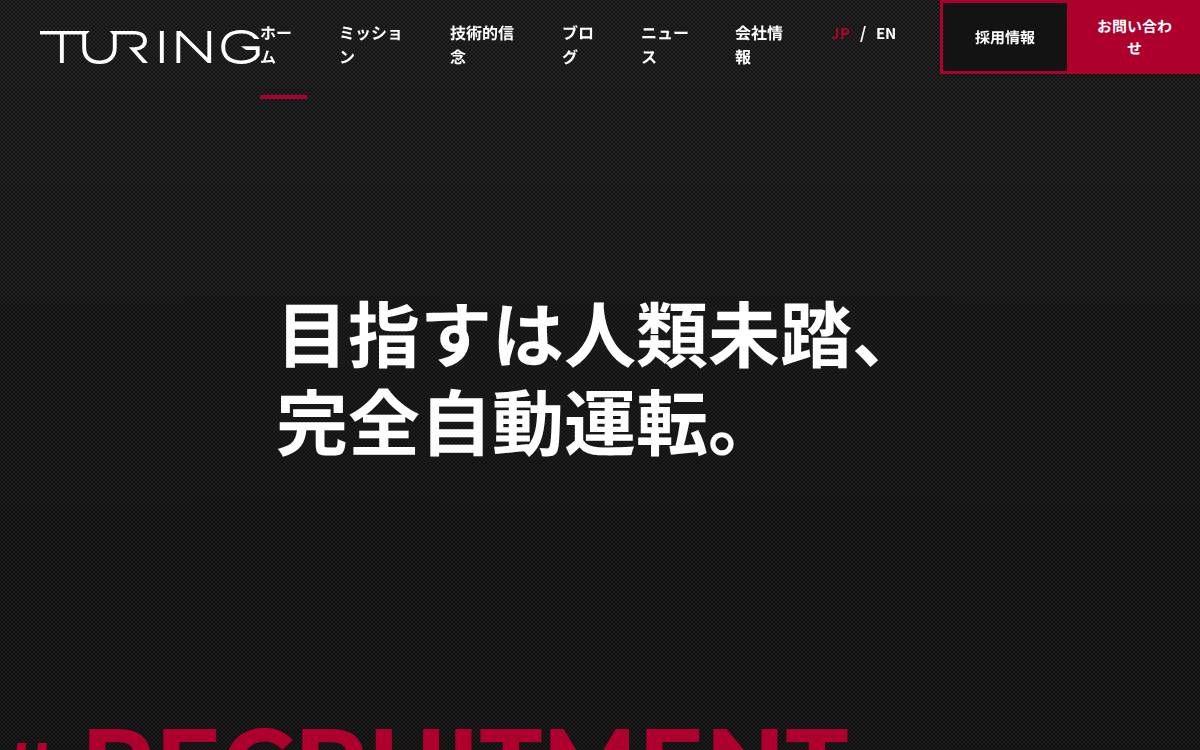 TURING website preview