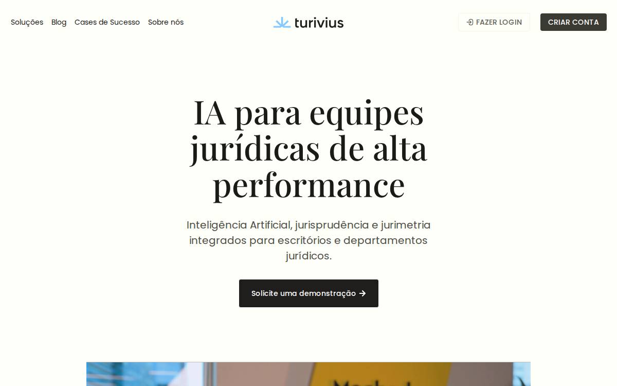 Turivius website preview
