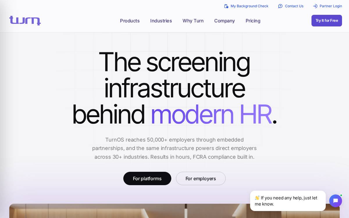 Turn website preview