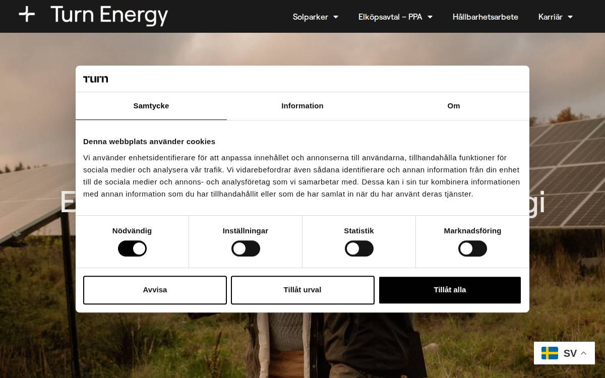 Turn website preview