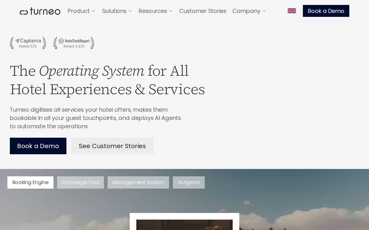 Turneo website preview