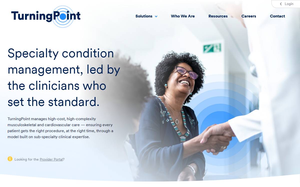 TurningPoint Healthcare website preview