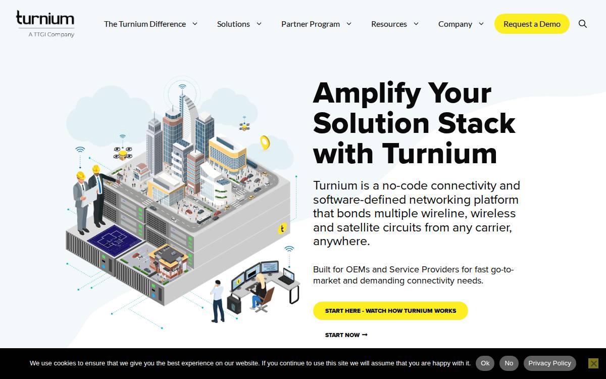 Turnium Technology Group website preview