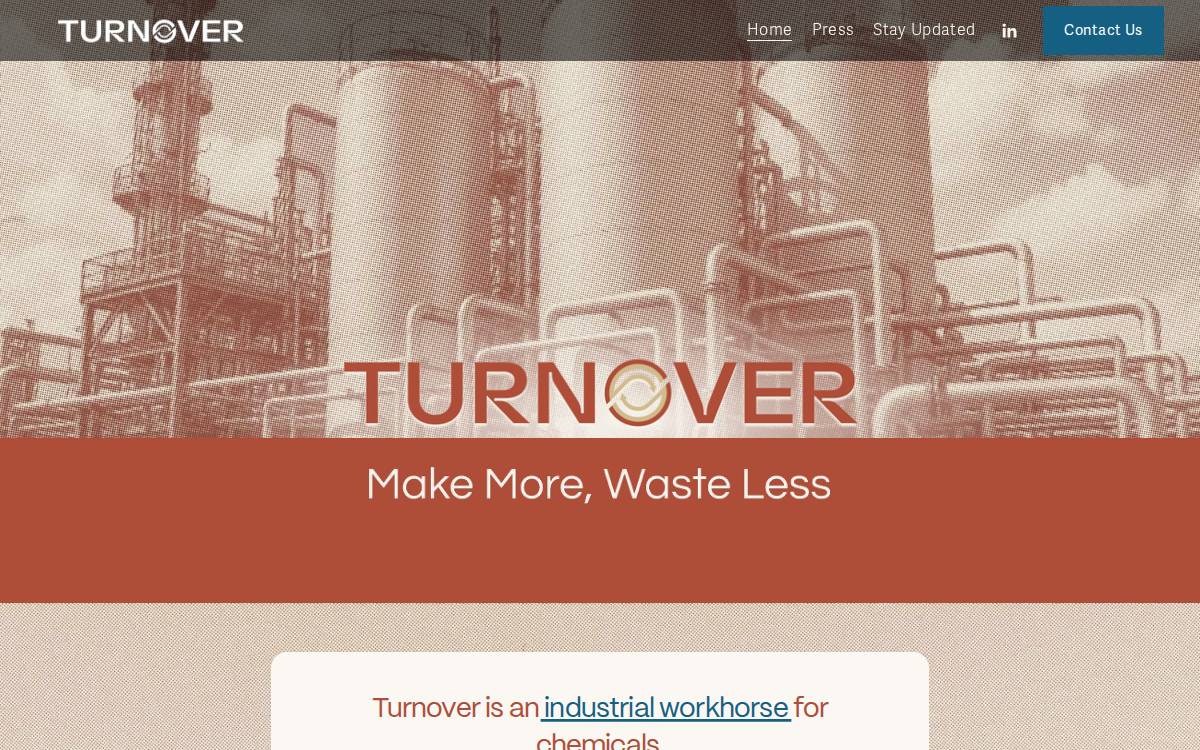 Turnover Labs website preview