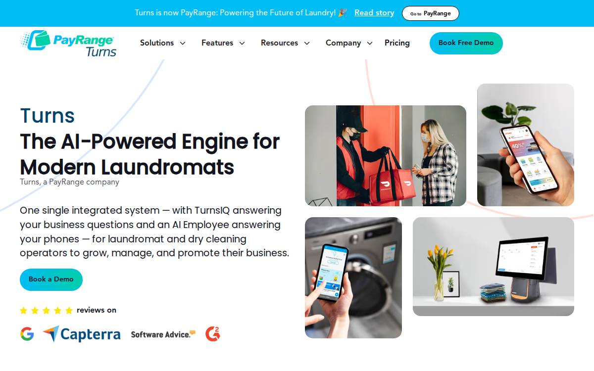 Turns website preview