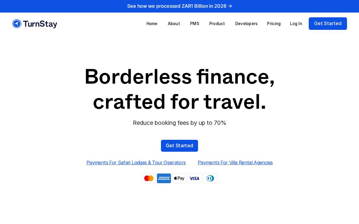 Turnstay website preview