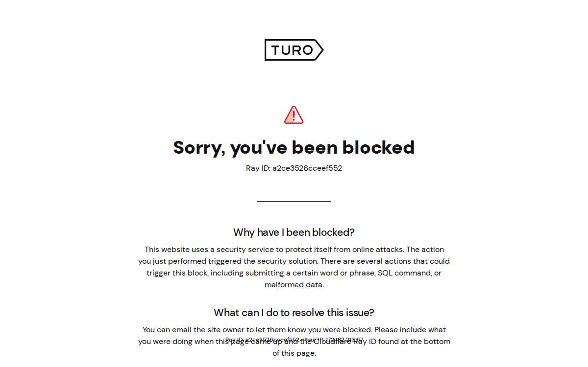 Turo (RelayRides) website preview