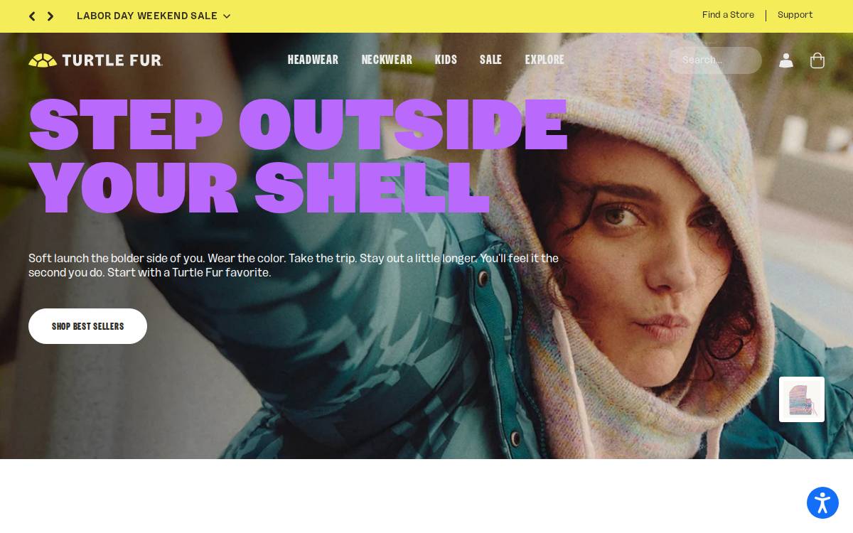 Turtlefur website preview