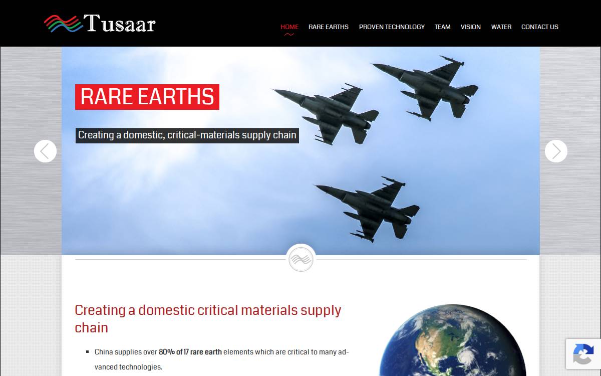 Tusaar website preview