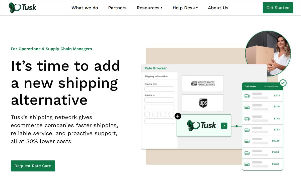 tusk website preview